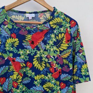 LulaRoe Irma Cardinal Top - XXS